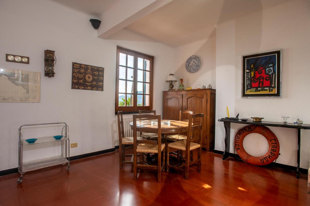 080 - La Villa Storica Il Vigneto 45B, Terrazza Sul Mare - Parcheggio Privato Gratis Moneglia Exterior foto
