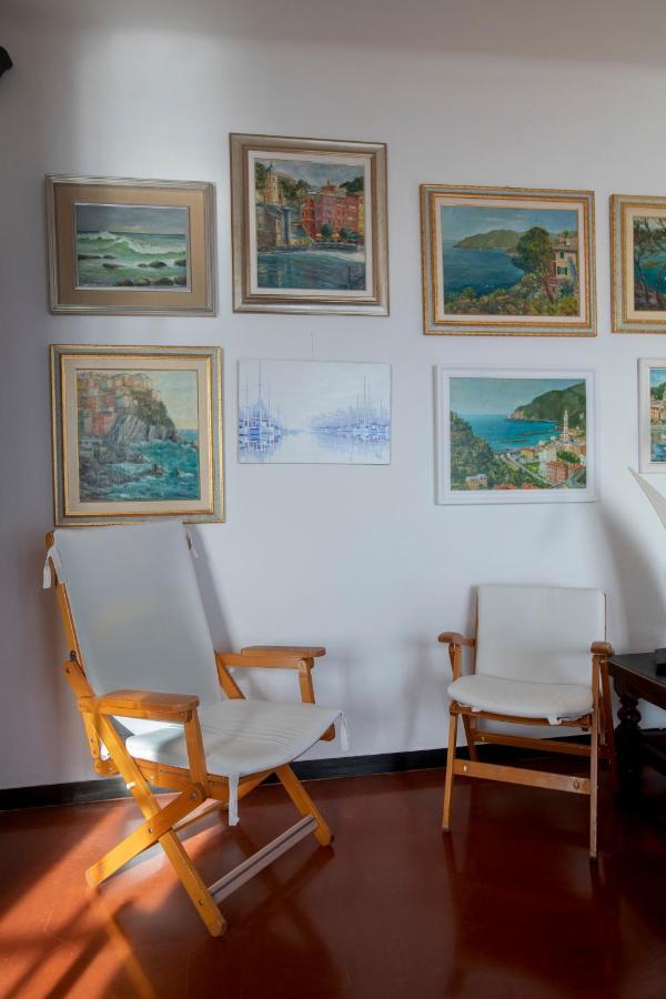 080 - La Villa Storica Il Vigneto 45B, Terrazza Sul Mare - Parcheggio Privato Gratis Moneglia Exterior foto
