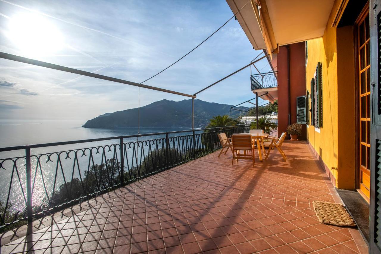080 - La Villa Storica Il Vigneto 45B, Terrazza Sul Mare - Parcheggio Privato Gratis Moneglia Exterior foto